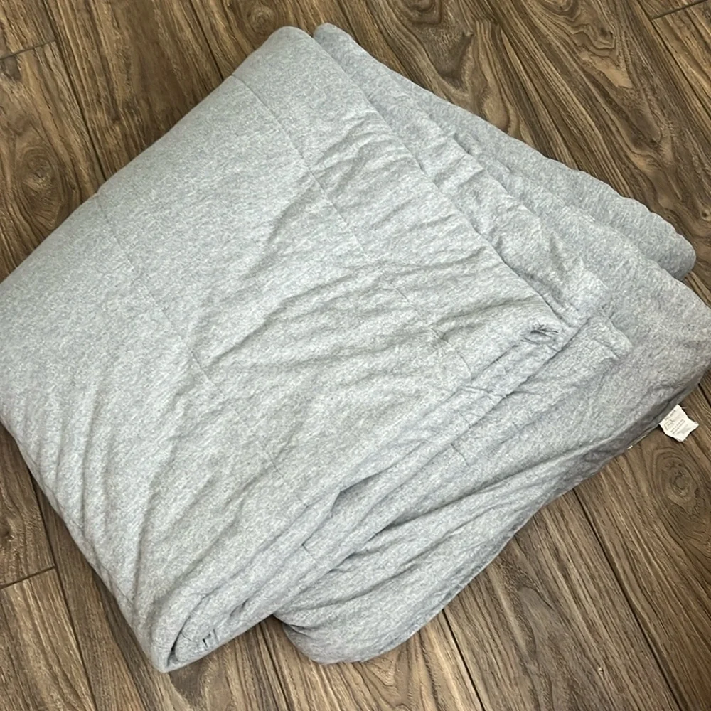 Gray Plush Comforter
